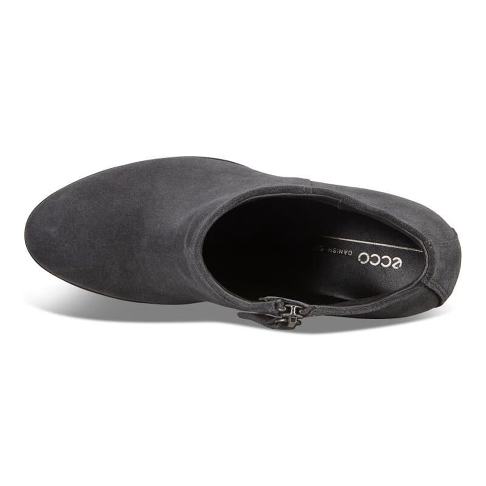 Womens Boots - ECCO Shape 55 Western - Dark Grey - 2679ULWFN